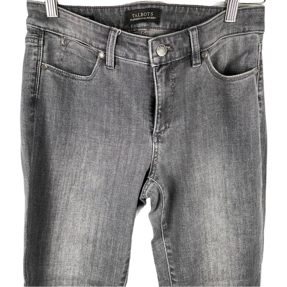 TALBOTS SLIM ANKLE JEANS - NOIR WASH - CURVY FIT | Size: 4 - Picture 5 of 10
